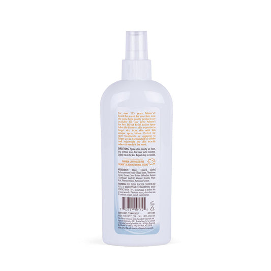 Palmer's for Pets Cocoa Butter Formula Direct Relief Lotion Spray for Dogs with Vitamin E | Fragrance Free Dog Lotion for Dry Itchy Skin Spray On Lotion for Dogs - 8 oz (FF15584)