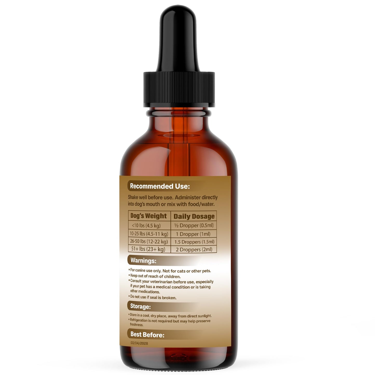 Valerian Root for Dogs, Natural Calming Support for Environmental Stress, Vet Visits, Travel & Time Spent Home Alone, Herbal Supplement, 30ml