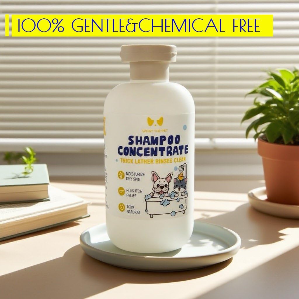 HYPONIC Gentle Cleansing Powder Wash for All Pets 24g (2g x 12) Individually Wrapped - Dry, Itchy, Hypoallergenic, Sensitive/Irritated Skin