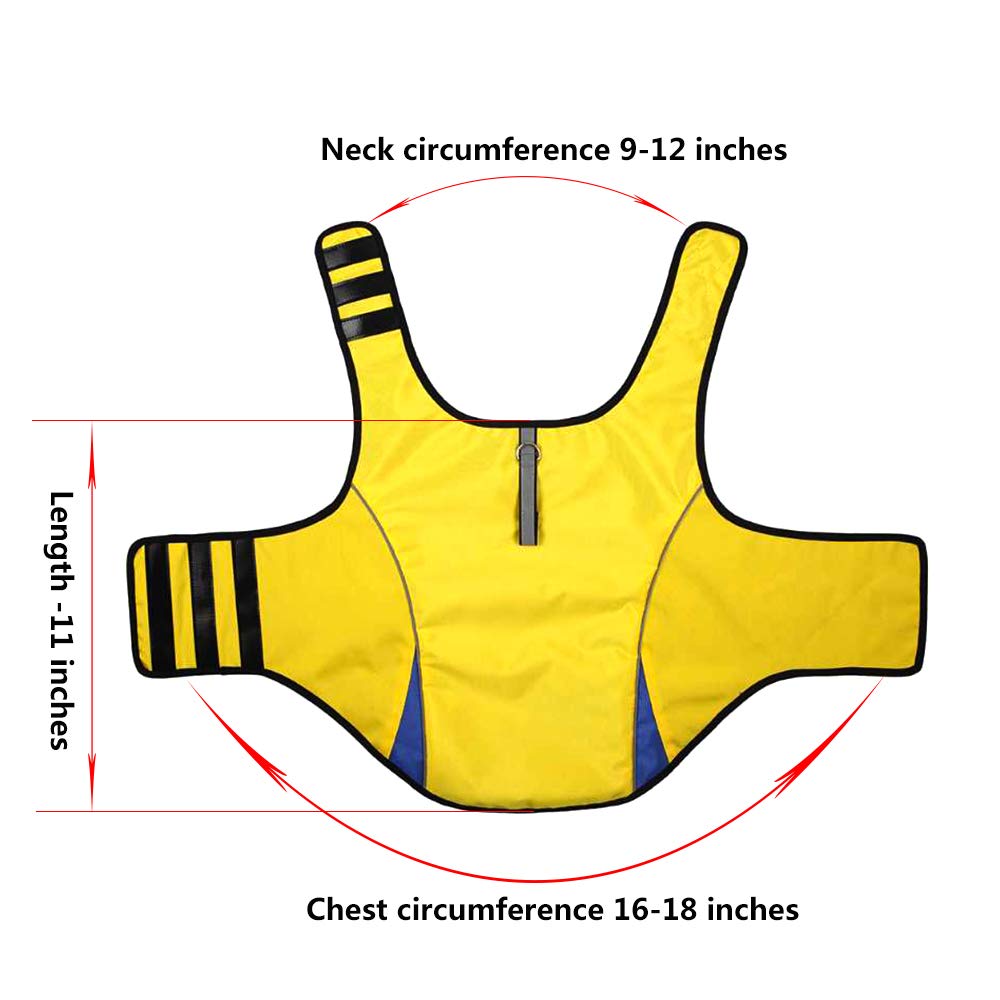 Dog Anxiety Jacket Keep Calming Vest Thunder Coat with D-Ring and Training Handle for Small Dogs