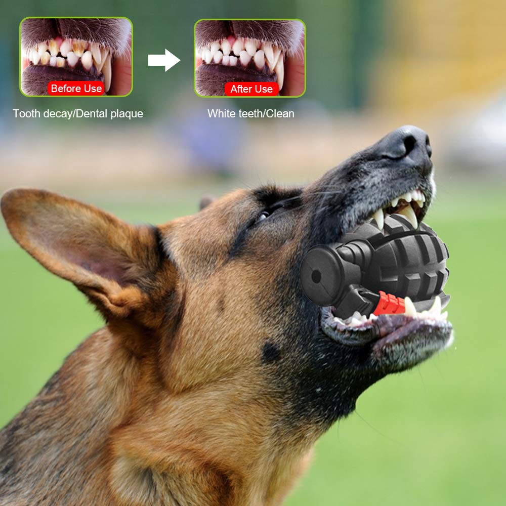 Hswaye Dog Chew Toys for Aggressive Chewers,Food Grade Non-Toxic Dental Pet Toy,Tough Durable Indestructible Dog Toys for Small Medium Large Dogs.Black