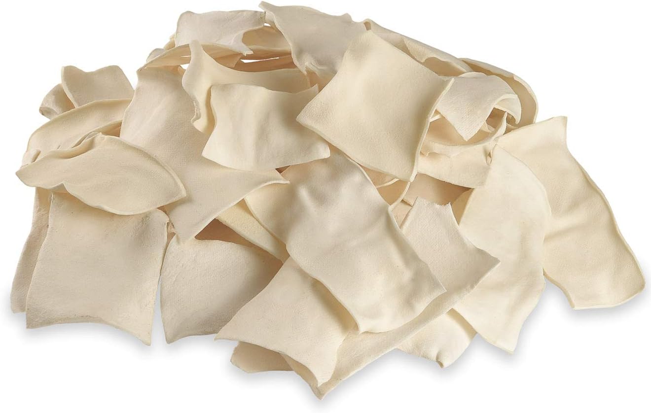 Cowdog Chews Natural Rawhide Chips – Premium Long-Lasting Dog Treats with Thick Cut Beef Hides (5 Lb)