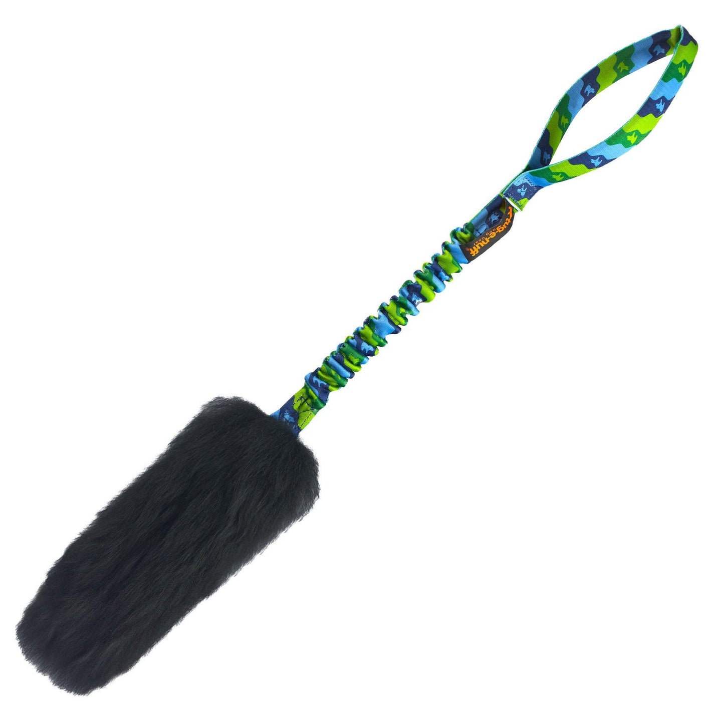 Tug-E-Nuff WondaBaa Bungee Tug Toy for Dogs for Interactive Training & Play | Soft and Responsibly-Sourced Sheepskin Bite Area | for Dogs of All Ages | Size 23 x 3 inches