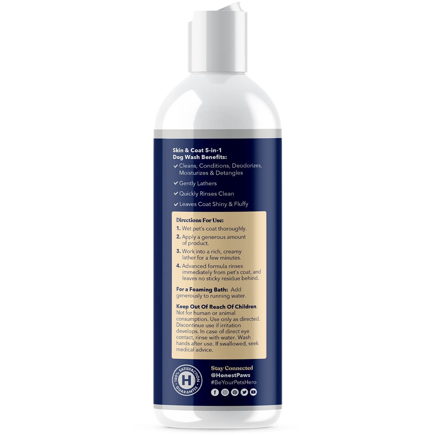 Honest Paws Dog Shampoo and Conditioner - Plant Based, All Natural & Dog Digestive and Immunity Booster with Turkey Tail Mushroom Blend - Bundle