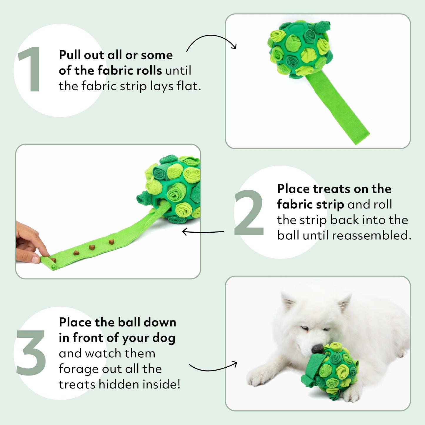 Reggie Forager Ball for Dogs | Mealtime Enrichment Toy | Reduces Boredom, Hyperactivity, Stress | Vet-Approved & Ideal for All Ages, Breeds, and Sizes