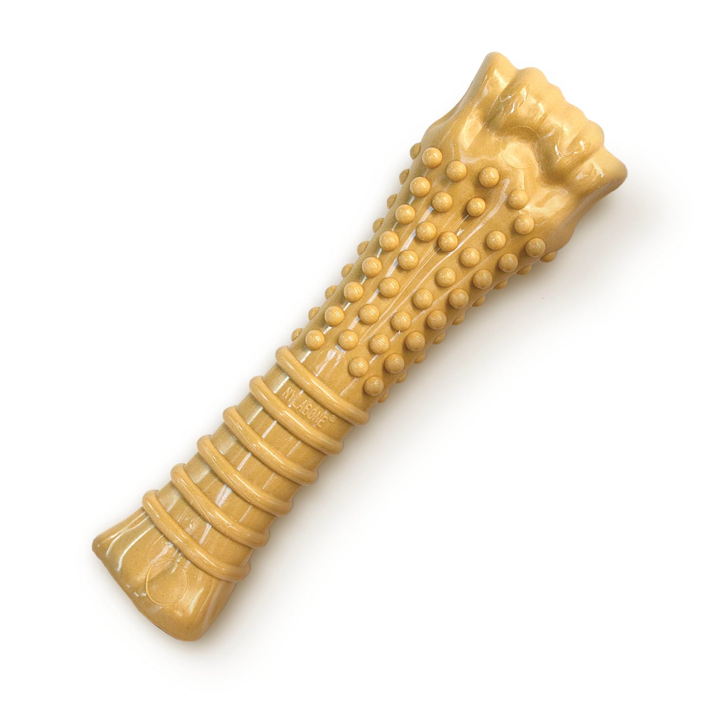 Nylabone Power Chew Textured Knuckle Bone - Dog Toys for Aggressive Chewers - Peanut Butter Chew Toy - Large Dog Chew Toys - Peanut Butter Flavor, X-Large - Over 50 Ibs. (1 Count)