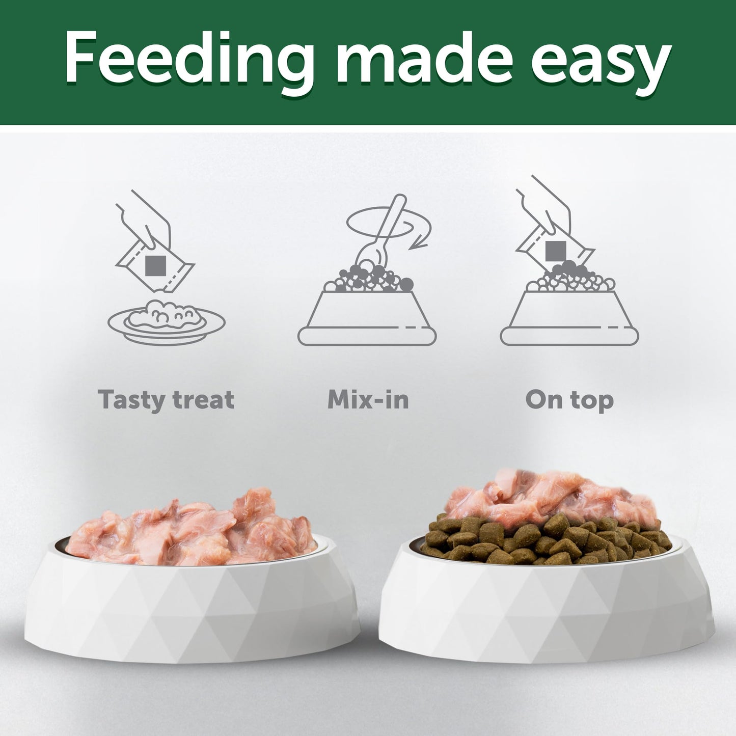 Nature's Protection Wet Dog Food Pouches for Small & Large Breed - High Protein, 24-Pack Soft Dog Food Toppers for Adult Red Fur Dogs (Superior Care - Tuna Fish, 2.46-oz)