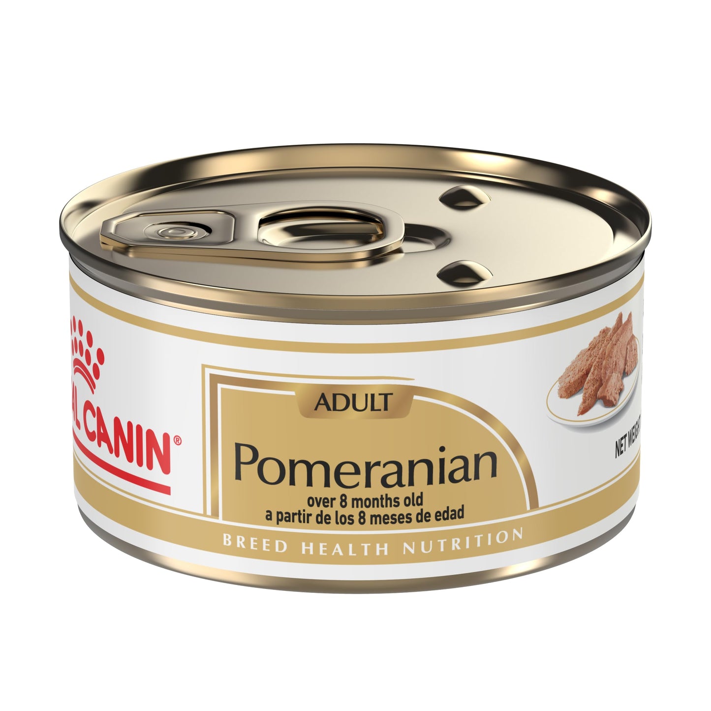 Royal Canin Breed Health Nutrition Pomeranian Adult Loaf in Sauce Dog Food, 3 oz (Pack of 24)