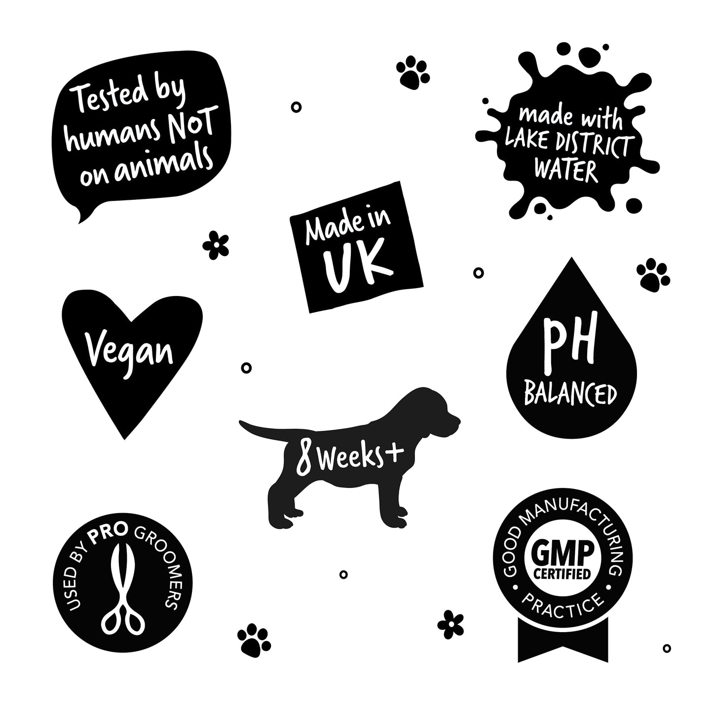 BUGALUGS Oatmeal & Aloe Vera Dog Shampoo Dog Grooming Shampoo Products for Smelly Dogs with Fragrance, Oatmeal Puppy Shampoo, Professional Vegan pet Shampoo & Conditioner