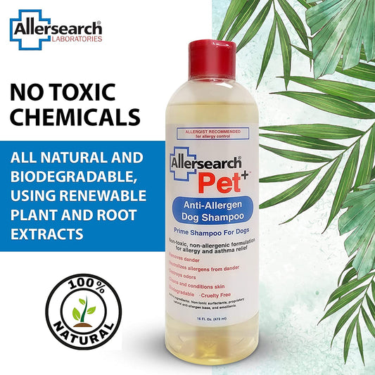 Allersearch Pet+ Anti-Allergen Shampoo, 128 oz