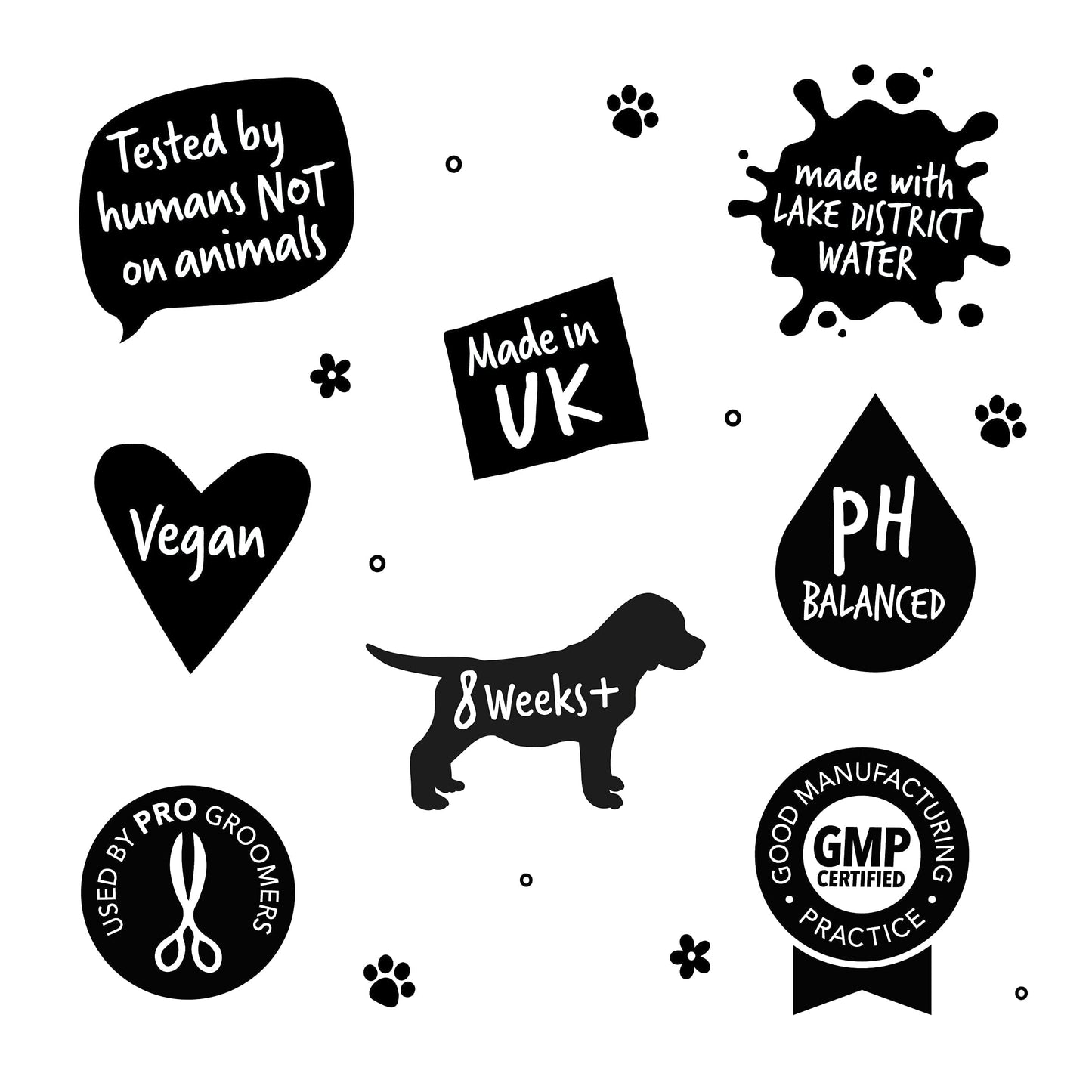BUGALUGS Oatmeal & Aloe Vera Dog Shampoo Dog Grooming Shampoo Products for Smelly Dogs with Fragrance, Oatmeal Puppy Shampoo, Professional Vegan pet Shampoo & Conditioner