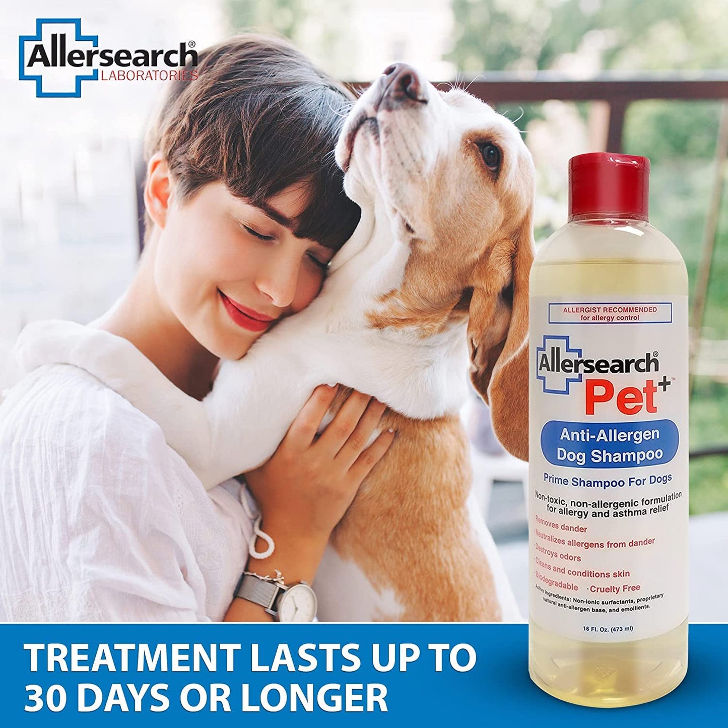 Allersearch Pet+ Anti-Allergen Shampoo, 128 oz