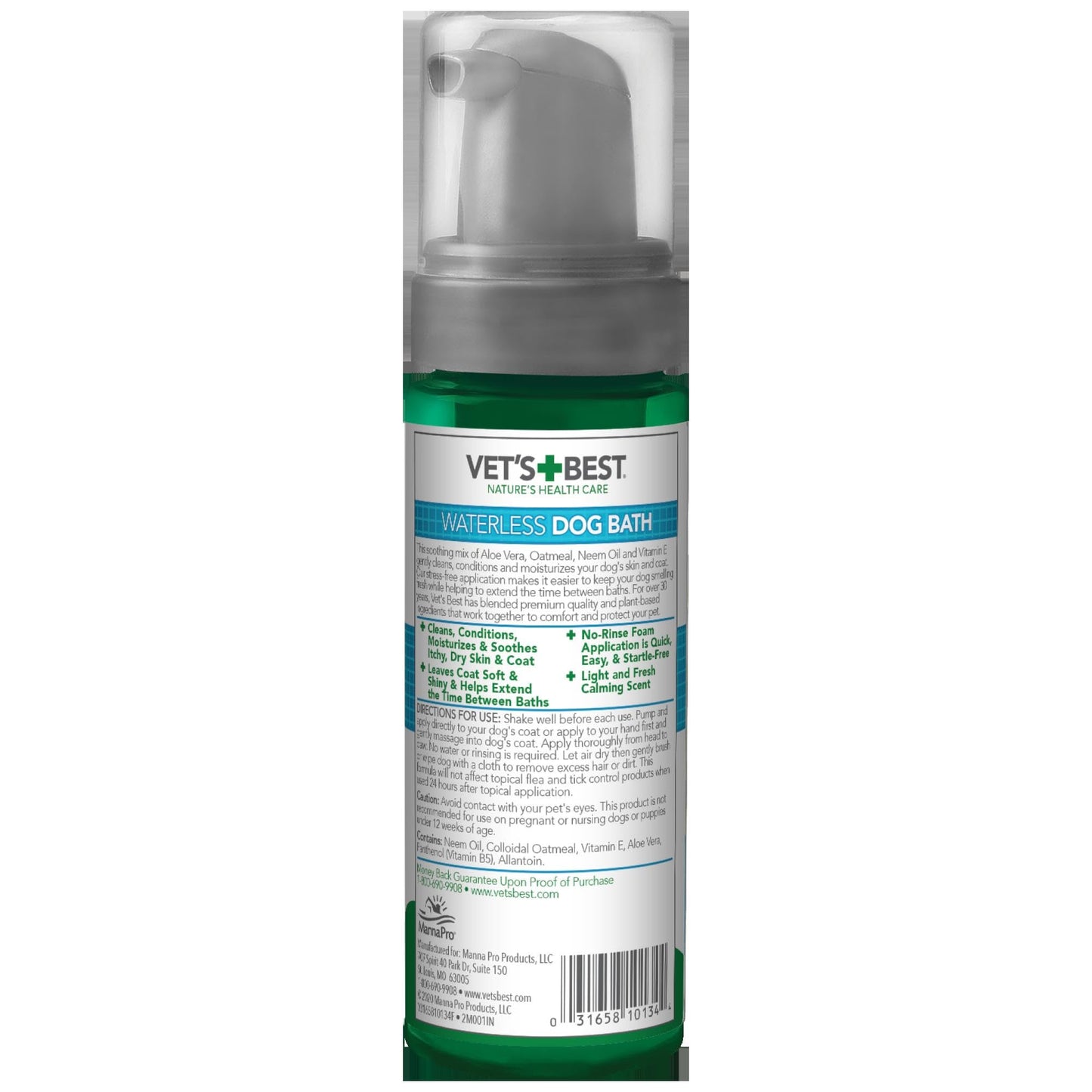 Nature's Specialties Aloe Premium Ultra Concentrated Dog Shampoo Conditioner for Pets, Makes up to 2 Gallons, Natural Choice for Professional Groomers, Herbal Aloe Infused Formula, Made in USA, 16 oz