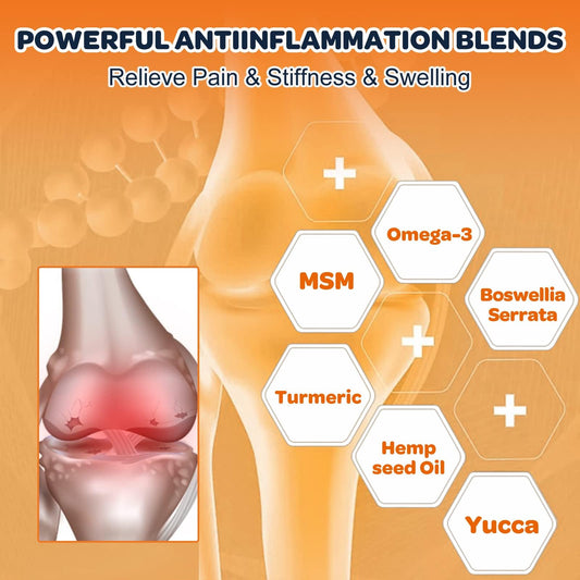 NATURE TARGET Glucosamine Joint Supplement for Dogs, Chondroitin, Omega-3, MSM, Hemp, Turmeric for Pain Relief, Dog Joint Supplement with Calcium for Bone Health, 120 Chicken Flavored Crunchy Chews