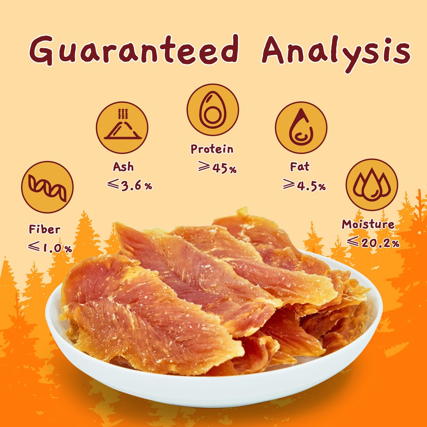 Jungle Calling Dog Treats Chicken Jerky Training Treats, Slow Roasted Snacks for Medium and Large Dogs Chewy Treats 10.6 Ounce (Chicken Jerky)