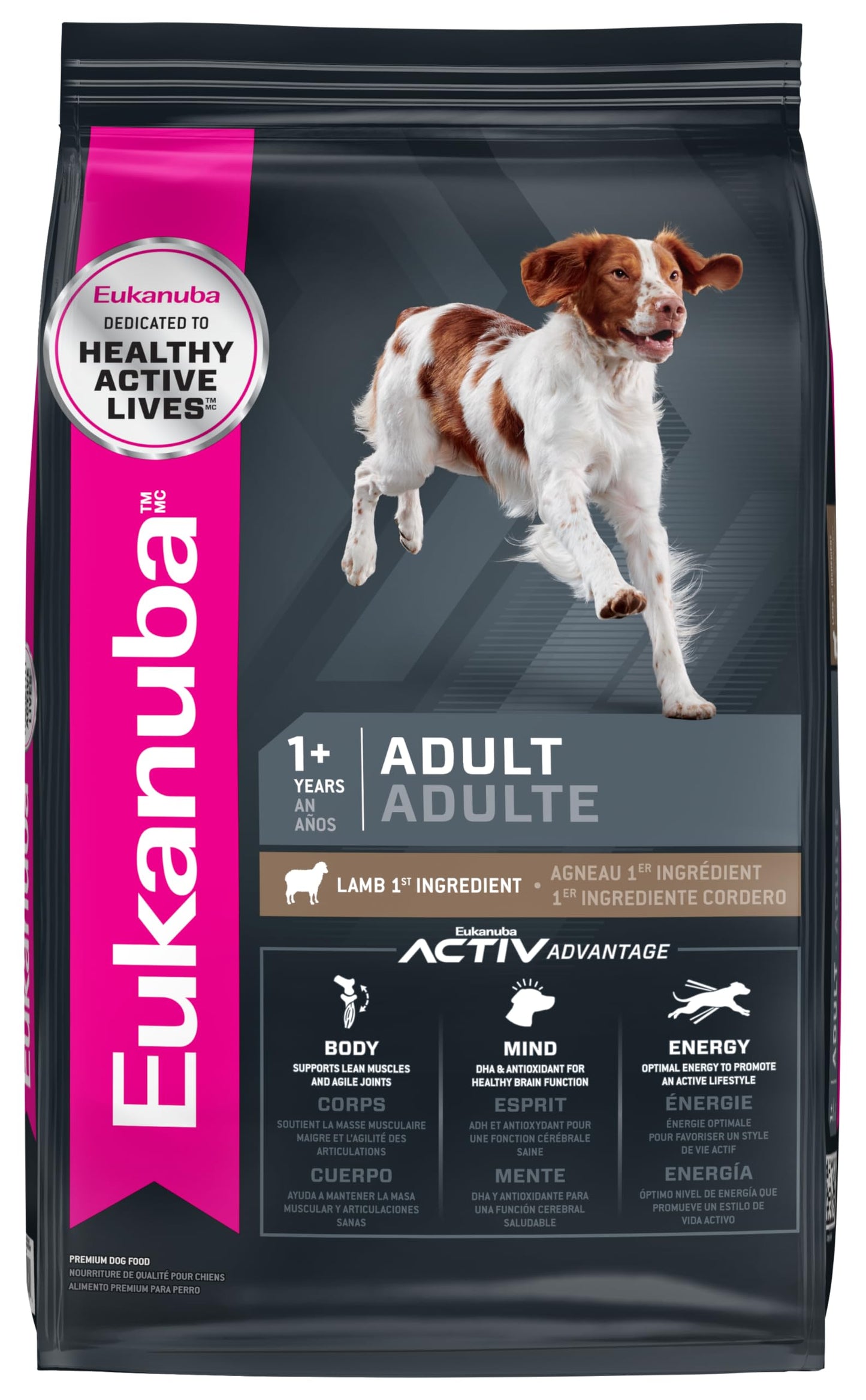 Eukanuba Adult Lamb 1st Ingredient Dry Dog Food, 30 lb