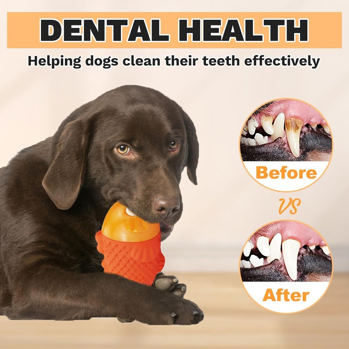 WinTour Tough Dog Toys for Aggressive Chewers, Indestructible Dog Chewers for Medium & Large Breeds, Squeaky Durable Chew Toys to Keep Them Busy, Reduce Boredom, Teeth Cleaning