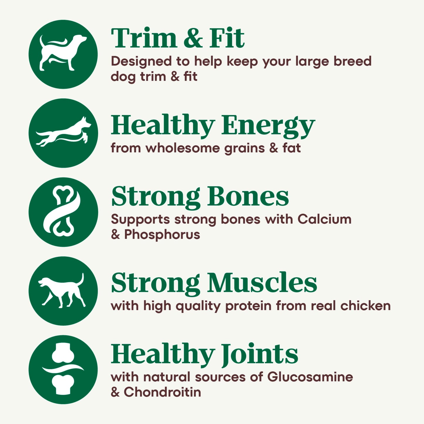 Nutro Natural Choice Senior Large Breed Dry Dog Food, Chicken and Brown Rice, 30 lbs.