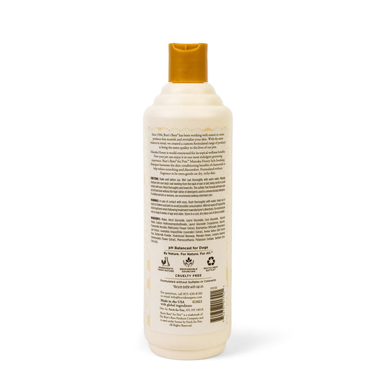Burt’s Bees for Pets Itch Shampoo with Manuka Honey and Chamomile for Dogs, Itch Relief for Dogs - Naturally Derived Ingredients, 16 Fl Oz