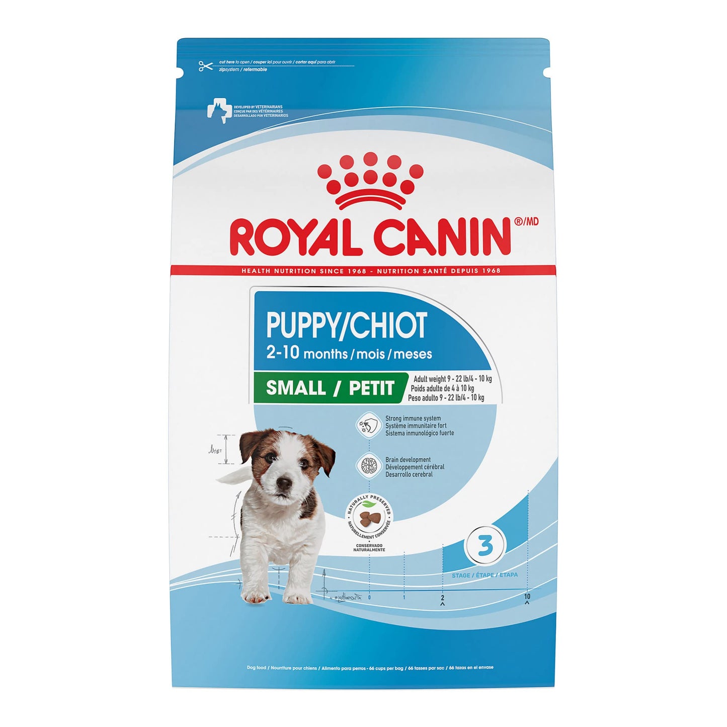Royal Canin Size Health Nutrition Small Puppy Dry Dog Food, 4 lb Bag