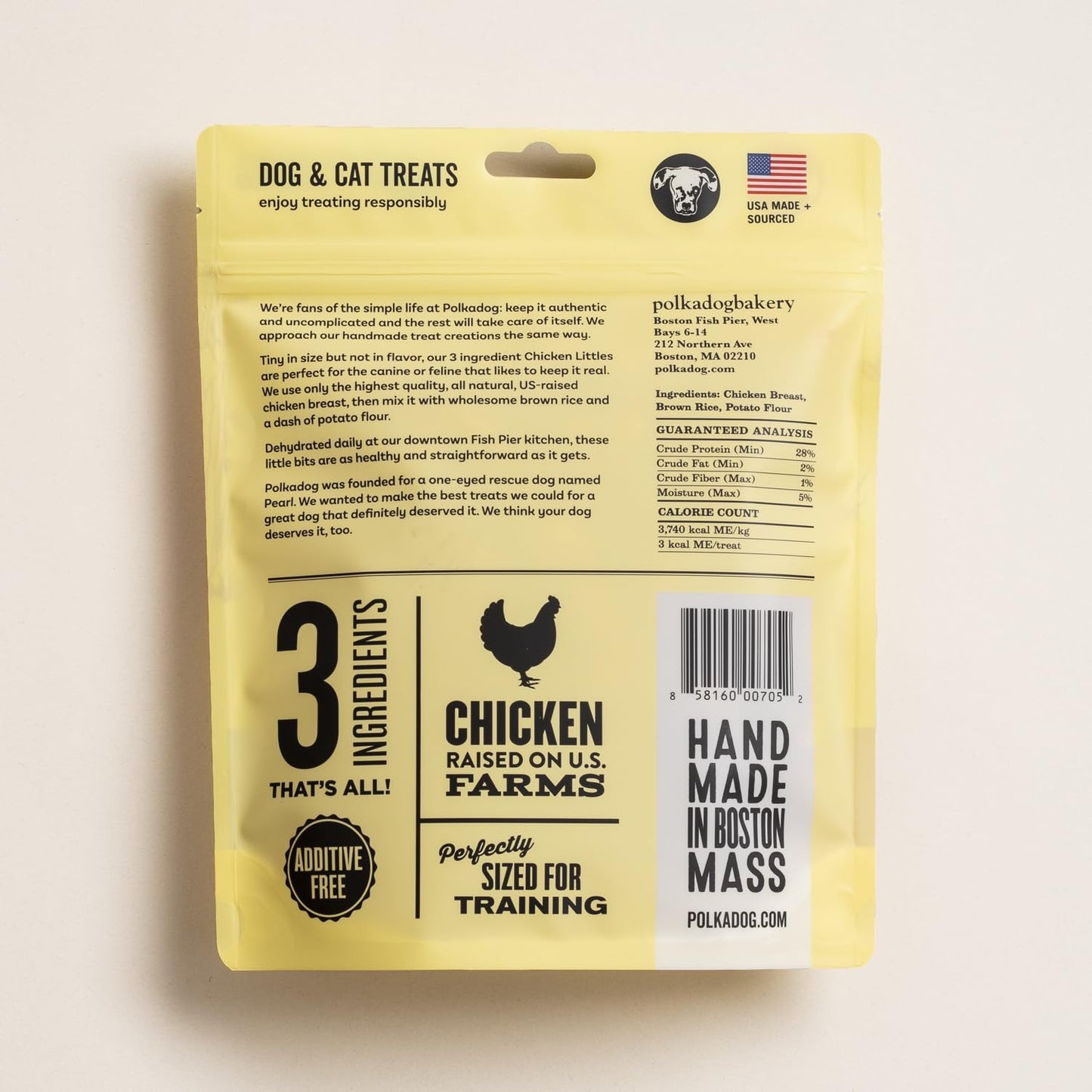 Polkadog Crunchy Training Bits Variety 3-Pack – Includes Chicken Littles, Lucky Duck, Salmon Says – All Natural Training Treats, Handcrafted in USA. Great for Dogs with Allergies – 7oz (Pack of 3)