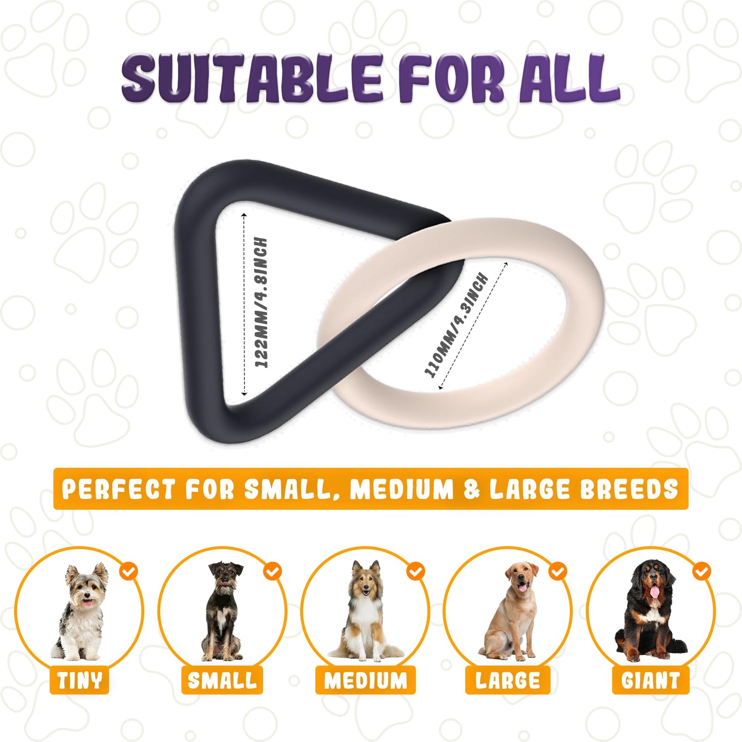 LEE BONBON Tug of War Dog Toy – Interactive Toy for Aggressive Chewers, Puppy Teething, Dog Toys to Keep Them Busy