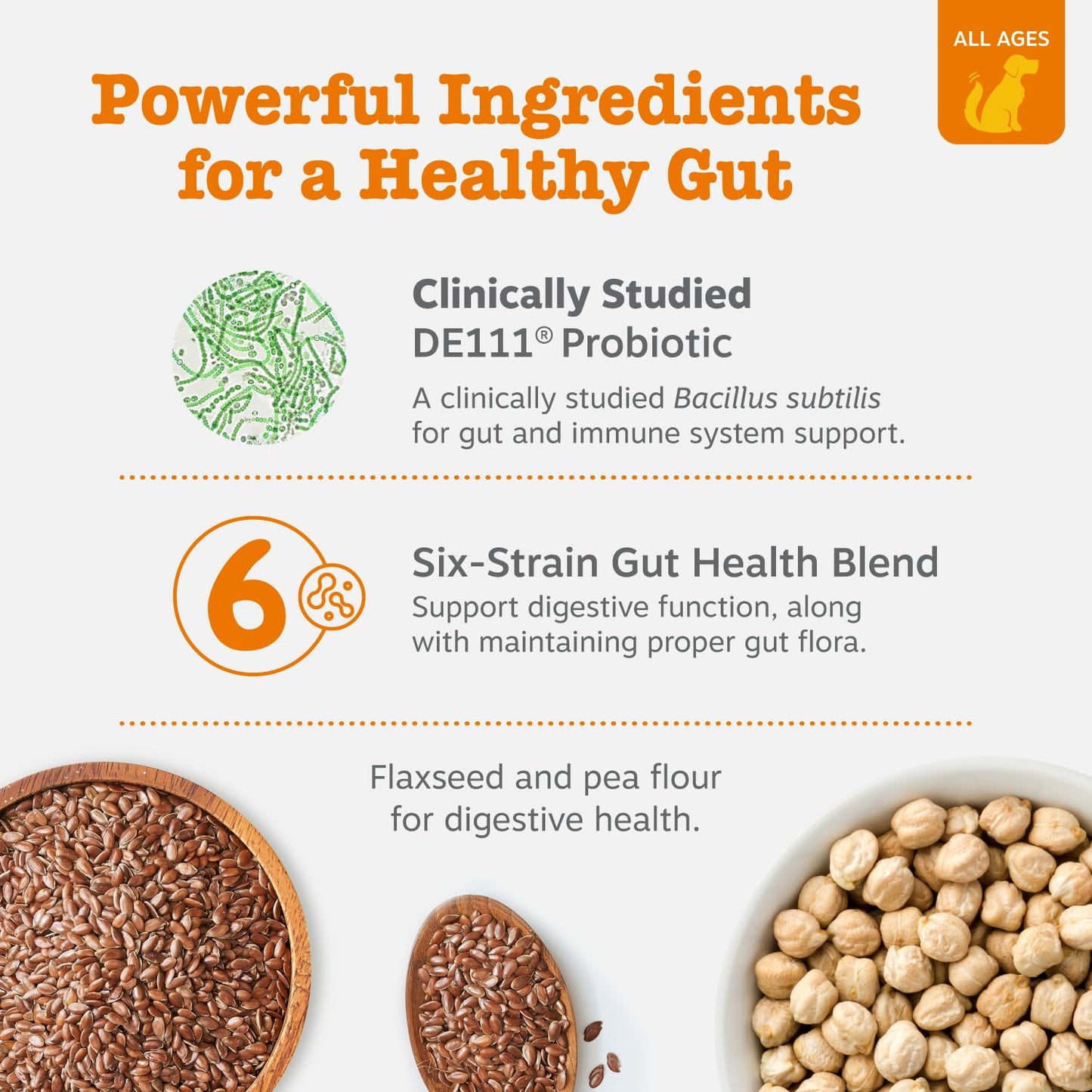 Zesty Paws Probiotic Bites Pumpkin + Multivitamin Powder for Dogs