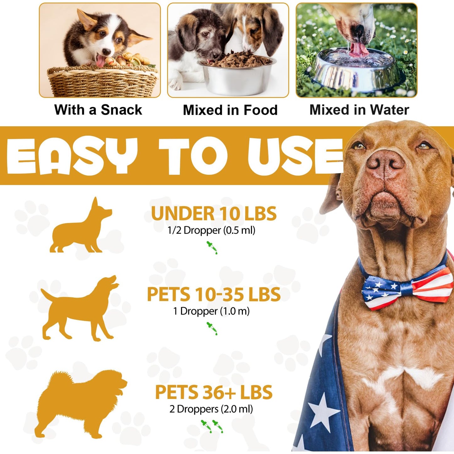 asusxcli Allergy Relief Drops for Dogs,Allergy and Immune,Immune Support Supplement,Dog Supplement,Natural Pet Supplement for Dog Allergy Relief with Turmeric & Milk Thistle