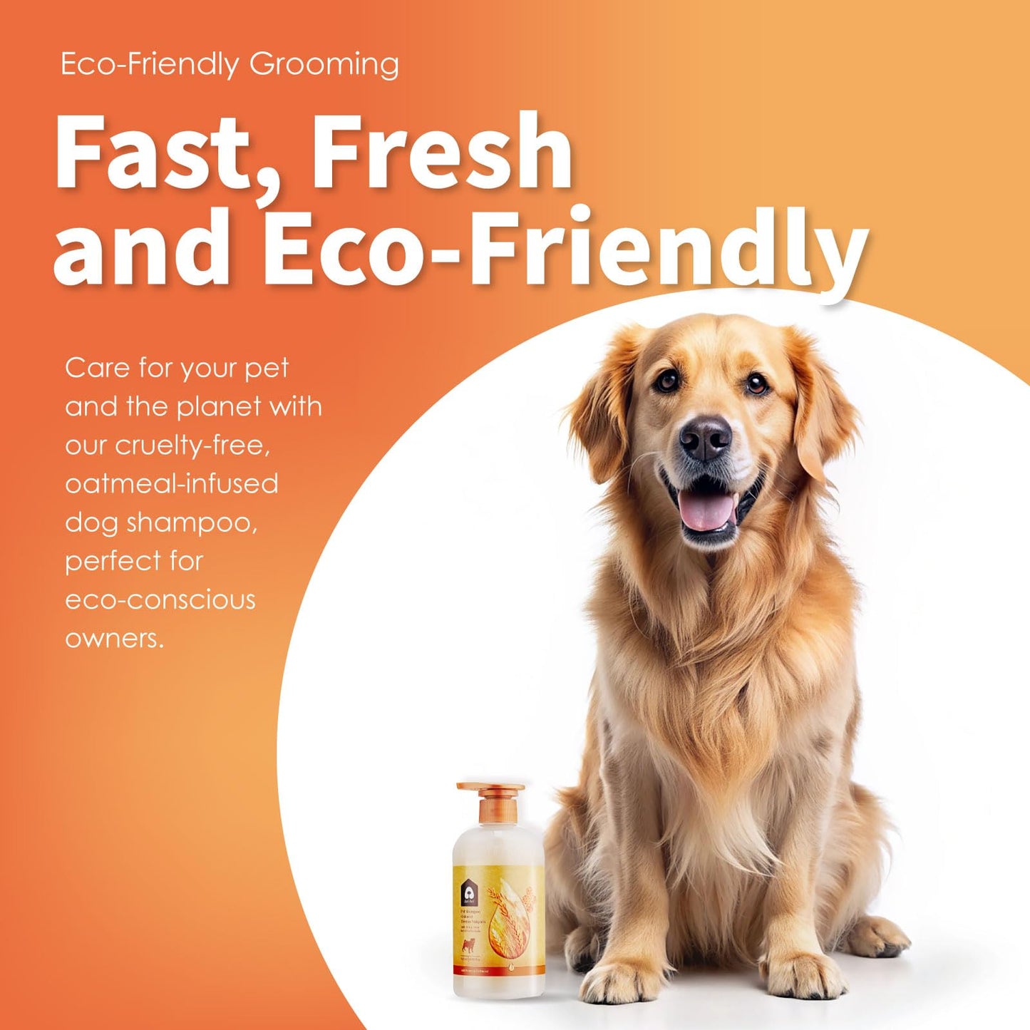 Arf Arf Oatmeal Dog Shampoo for Itchy Skin and Allergies - Soothing Oatmeal Formula Provides Anti Itch Relief for Dry, Sensitive Skin - Hypoallergenic Calming Wash for All Breeds - 16oz