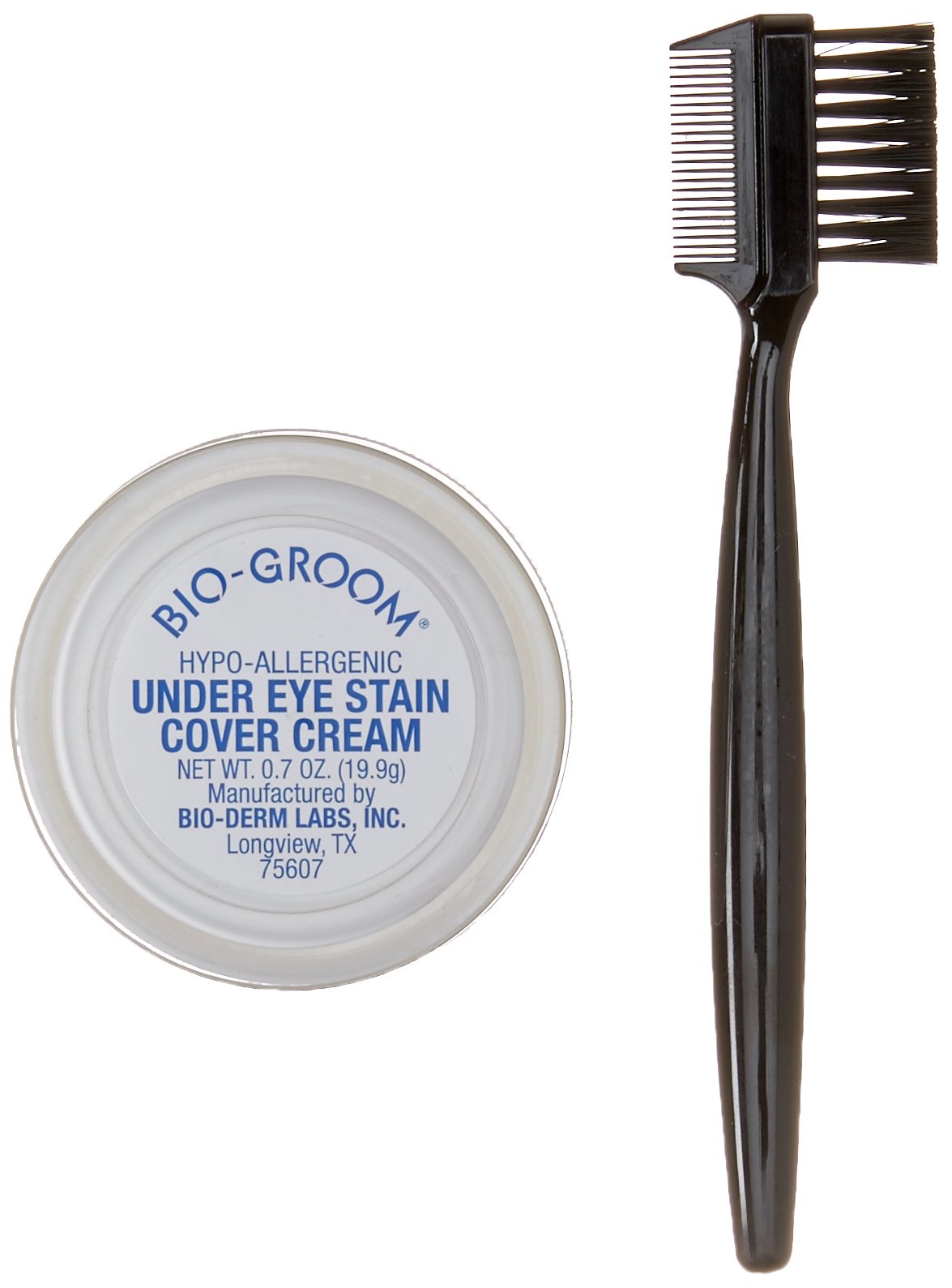 Bio-groom Stain-Free Dog Eye Cream – Tear Stain Remover for White Dogs, Natural Eye Wash, Hypo-Allergenic, Cruelty-Free, Made in USA, Gentle Eye Cleaner for Dogs – 0.7 oz 1-Pack