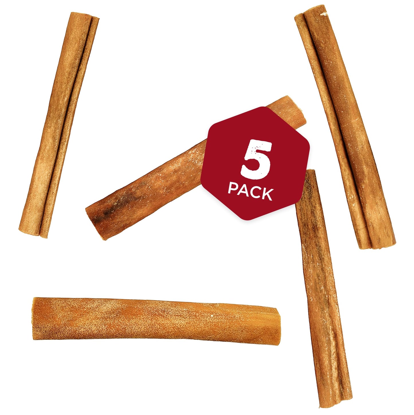 Best Bully Sticks 6 Inch Natural Collagen Sticks for Dogs - 5 Count (Pack of 1) - Long-Lasting, Rawhide Free, Beef Treat