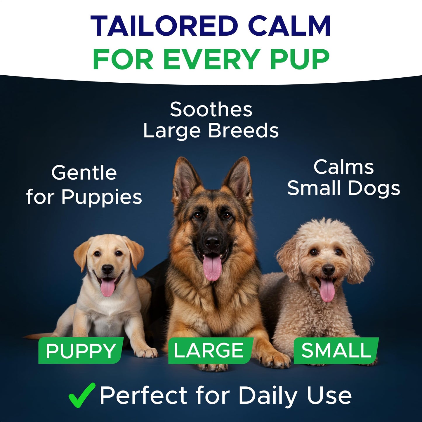 GOODGROWLIES Melatonin for Dogs to Sleep 6mg - Doggie Sleep Aid Treats - Sleeping Pills for Anxiety - Extra Strength Calming Chews Large & Medium Breed Help Sleep at Night - Made in USA - 120Ct