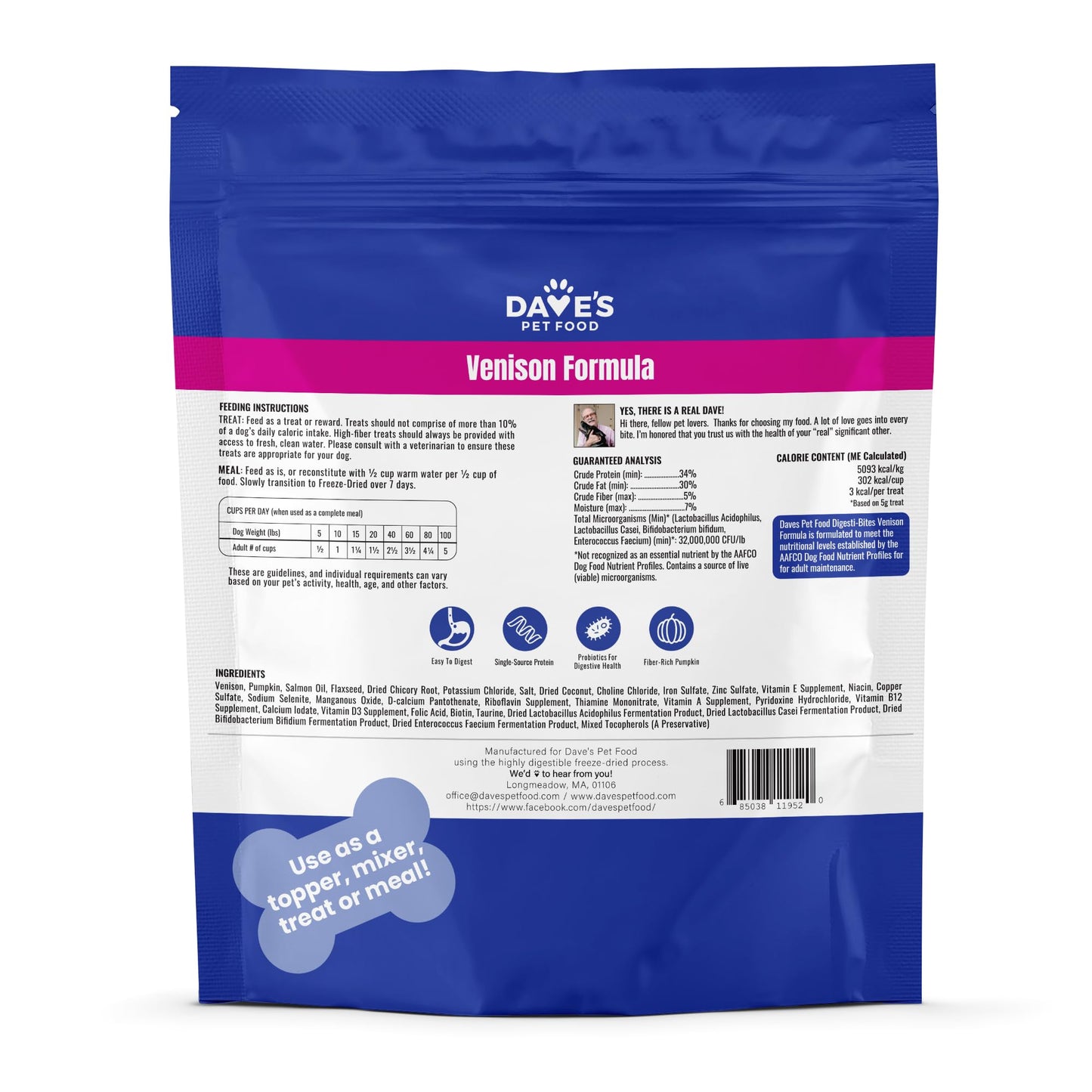 Stewart Single Ingredient Freeze Dried Raw Dog Treats, Beef Liver, 4 Ounce, Approx. 90 Pieces per Resealable Tub, Training Treats or Meal Topper, High Protein, Grain Free, Gluten Free