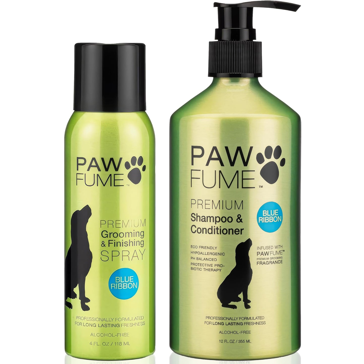 Pawfume Premium Shampoo + Grooming & Finishing Spray bundle