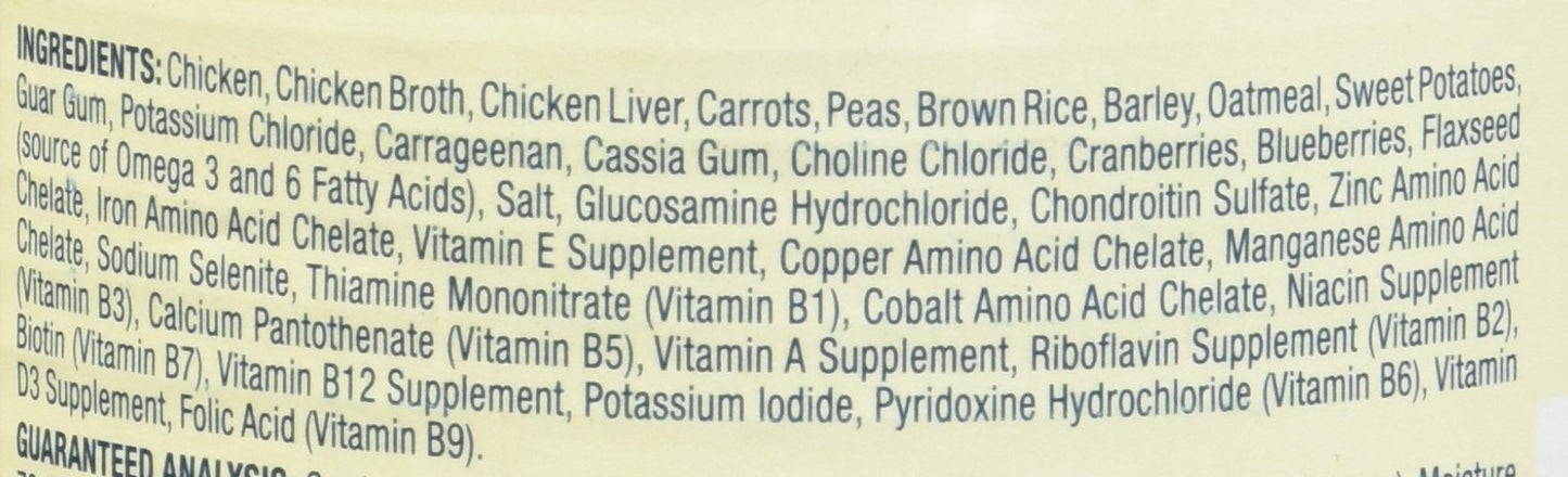 Blue Buffalo Homestyle Recipe Senior Wet Dog Food, Made with Natural Ingredients, Chicken Dinner with Garden Vegetables, 12.5-oz. Can