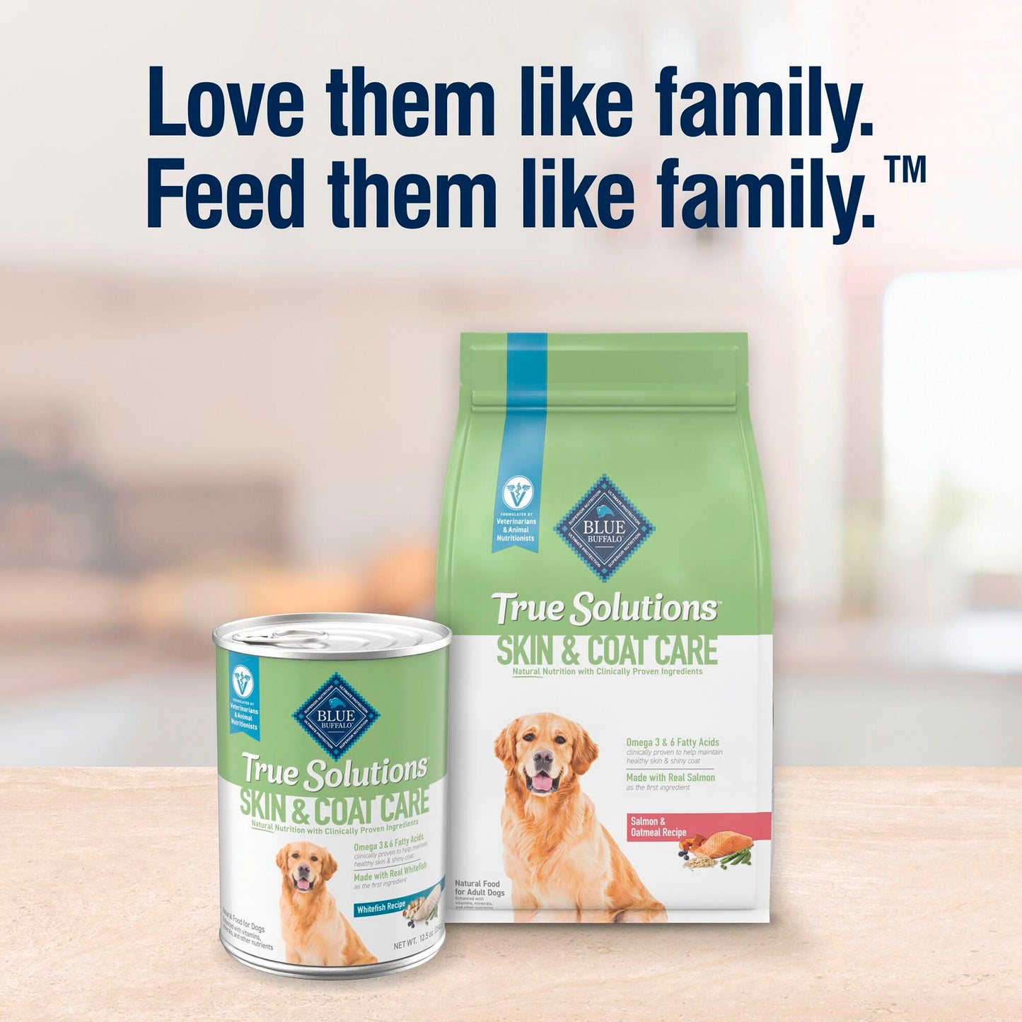 Blue Buffalo True Solutions Skin & Coat Care Wet Dog Food for Adult Dogs, Made with Natural Ingredients, Whitefish, 12.5-oz. Cans (12 Count)