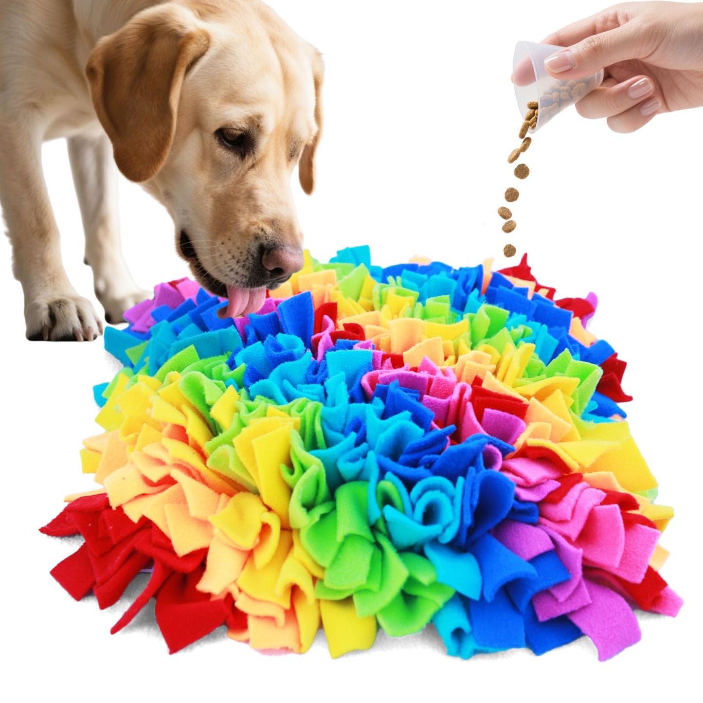 Snuffle Mat for Dogs - Dog Feeding Mat, Nosework Training Mats for Foraging Instinct, Enrichment Toys for Small/Medium/Large Dogs