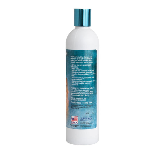 Bio-Groom Wiry Coat Dog Shampoo - Tearless, Dog Bathing Supplies, Puppy Wash, Cat & Dog Grooming Supplies, Cruelty-Free, Made in USA, Texturizing Shampoo, Dog Products - 12 fl oz 1-Pack
