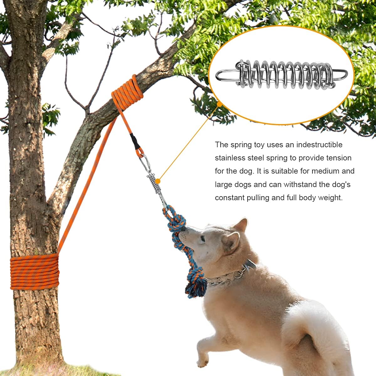 Storystore Dog Tug Toy Dog Training Bite Pillow Jute Bite Toy - Best for Tug of War, Puppy Training Interactive Play - Interactive Toys for Small and Medium Dogs (Orange)