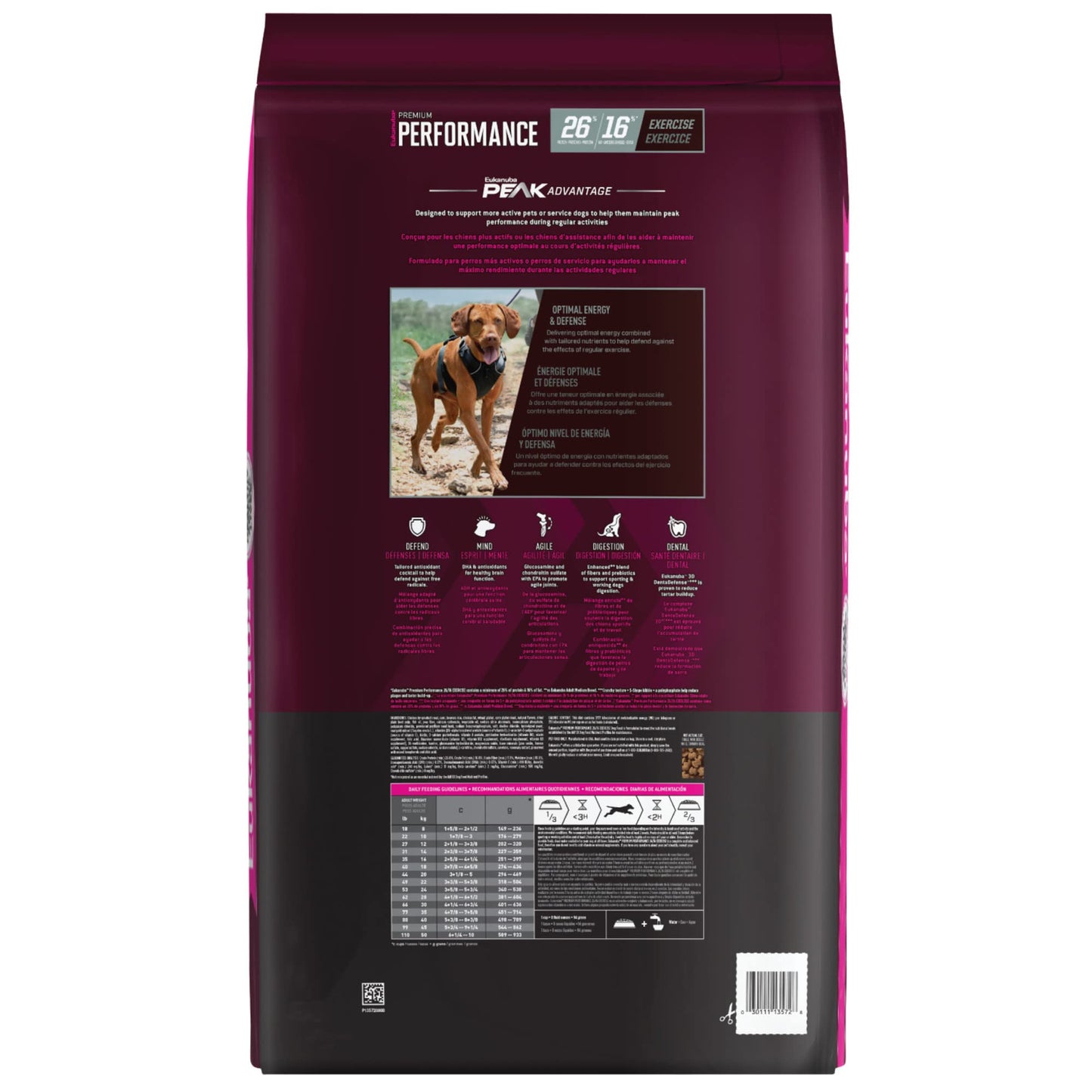 EUKANUBA™ Premium Performance 26/16 Exercise Dry Dog Food, 40 lb