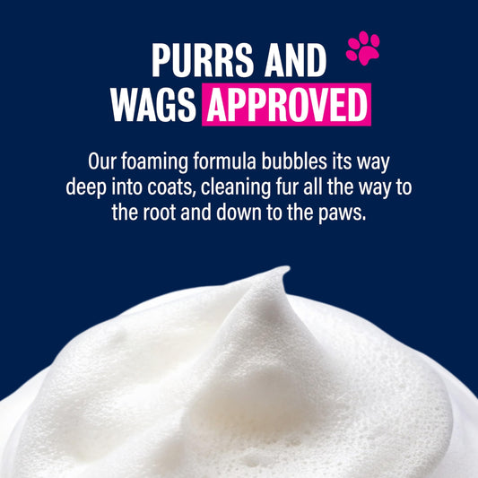 Pants & Wags by Rebel Green Bubbles & Suds Waterless Foam Pet Wash - Orange Blossom & Chamomile - Hypoallergenic - No Dyes or Perfumes - 8 fl oz - 2-Pack