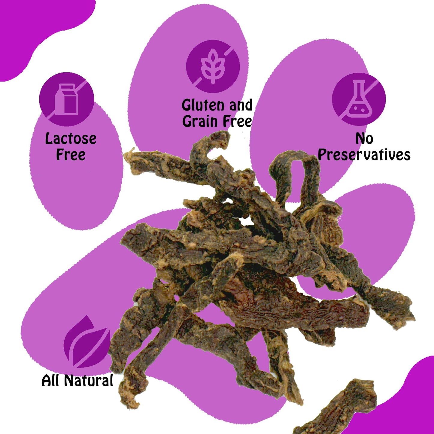 PIMA Water Buffalo Jerky, Dried Meat, Excellent Source Protein for Dogs - 31oz