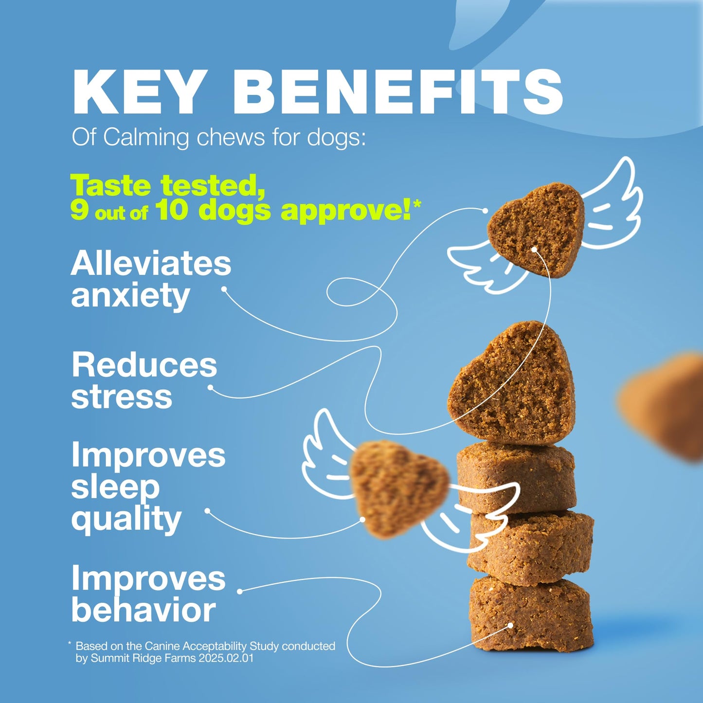 Hemp Calming Chews for Dogs Anxiety Relief - Dog Calming Treats with Melatonin, Chamomile Extract, Valerian Root - Travel Pack - Anxiety Relief Chews for Vet Visits, Grooming, Nail Trimming, Storms