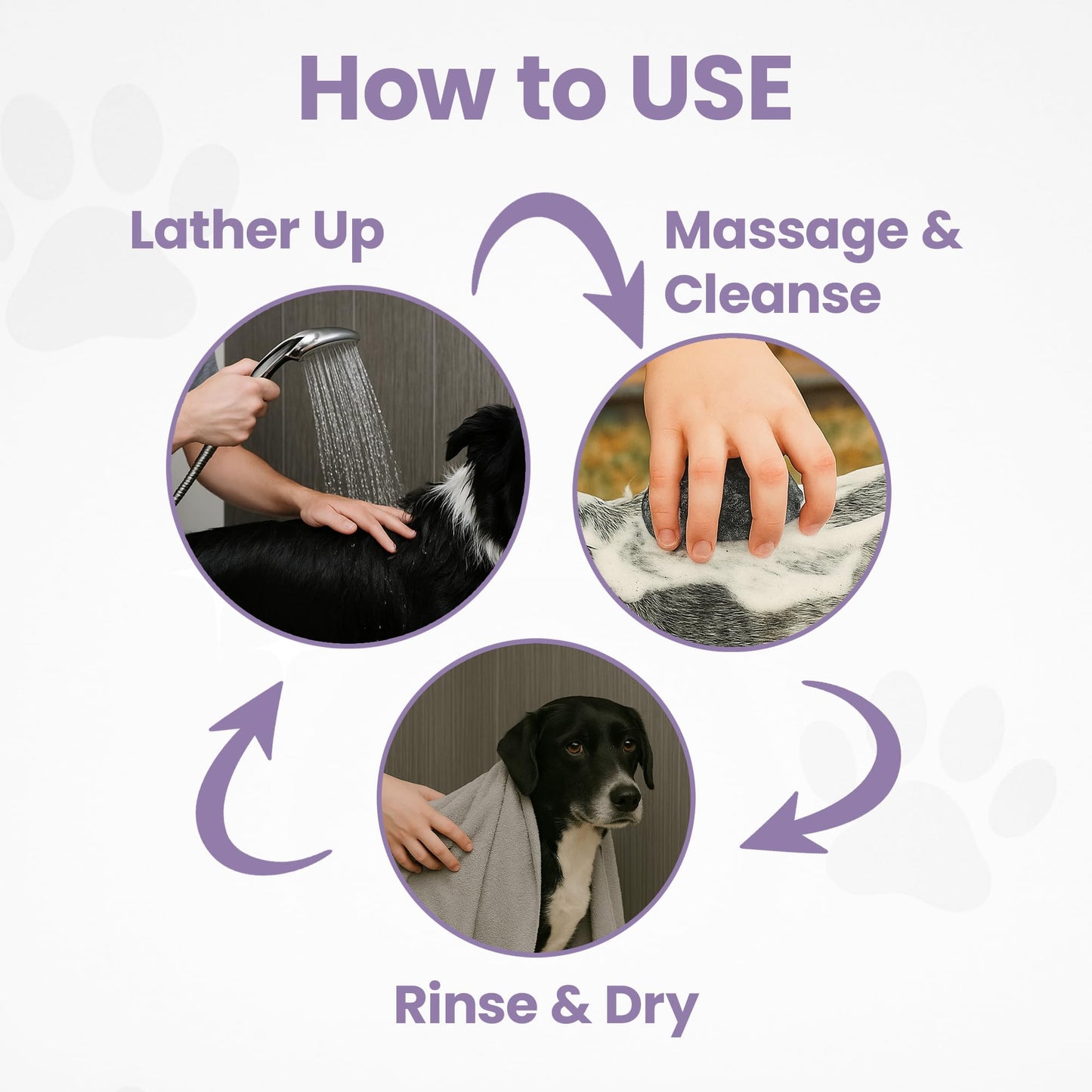 Project Sudz Gentle All Natural Dog Shampoo for Dry Coat for Sensitive Skin | Bar Shampoo for Dogs | Organic Dog Shampoo Sensitive Skin | Lavender (2)