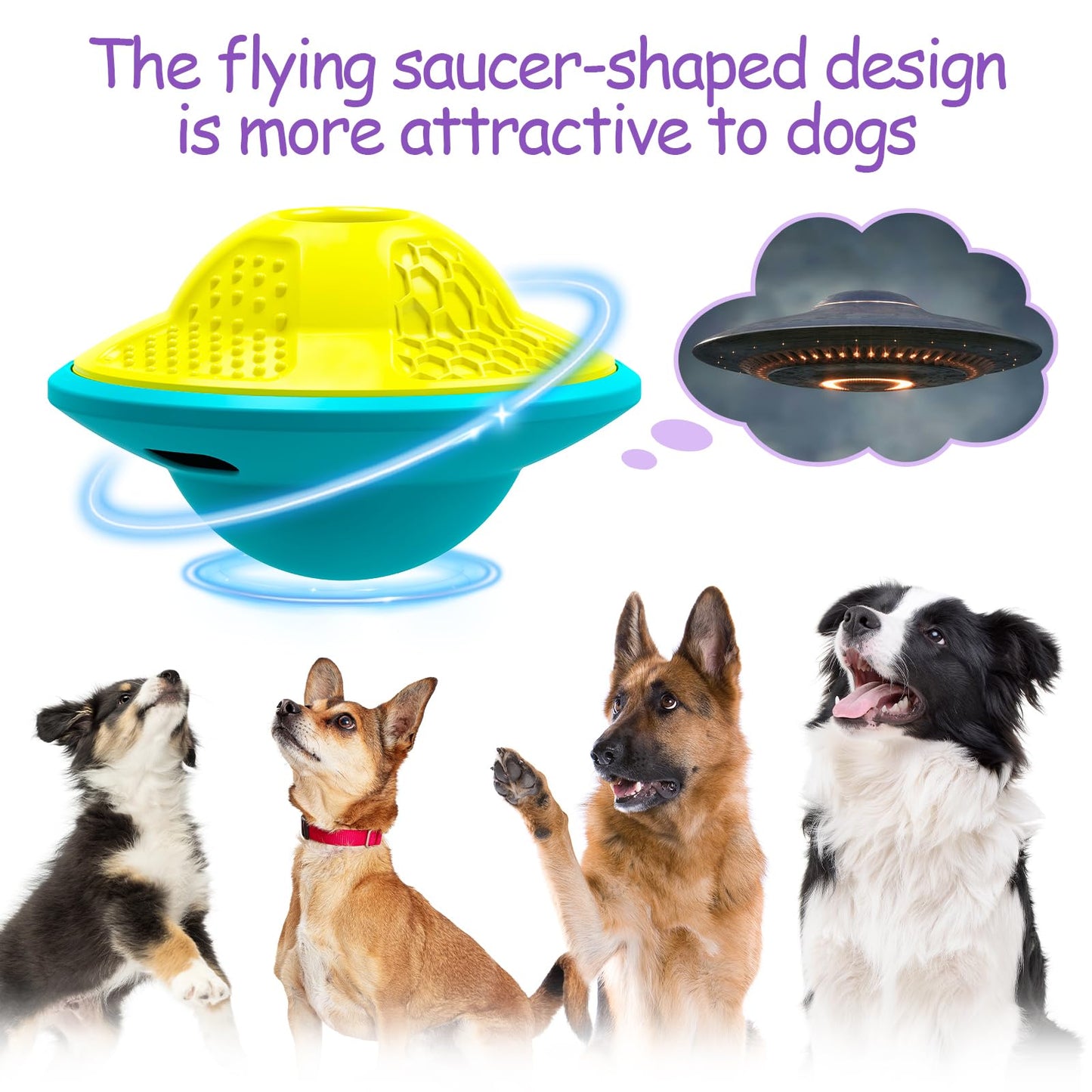 BoYoYo Interactive Dog Puzzle Toy for Smart, Dog Enrichment Toys to Keep Them Busy, Treat Dispensing Dogs Slow Feeder & Stimulating Dogs Toy