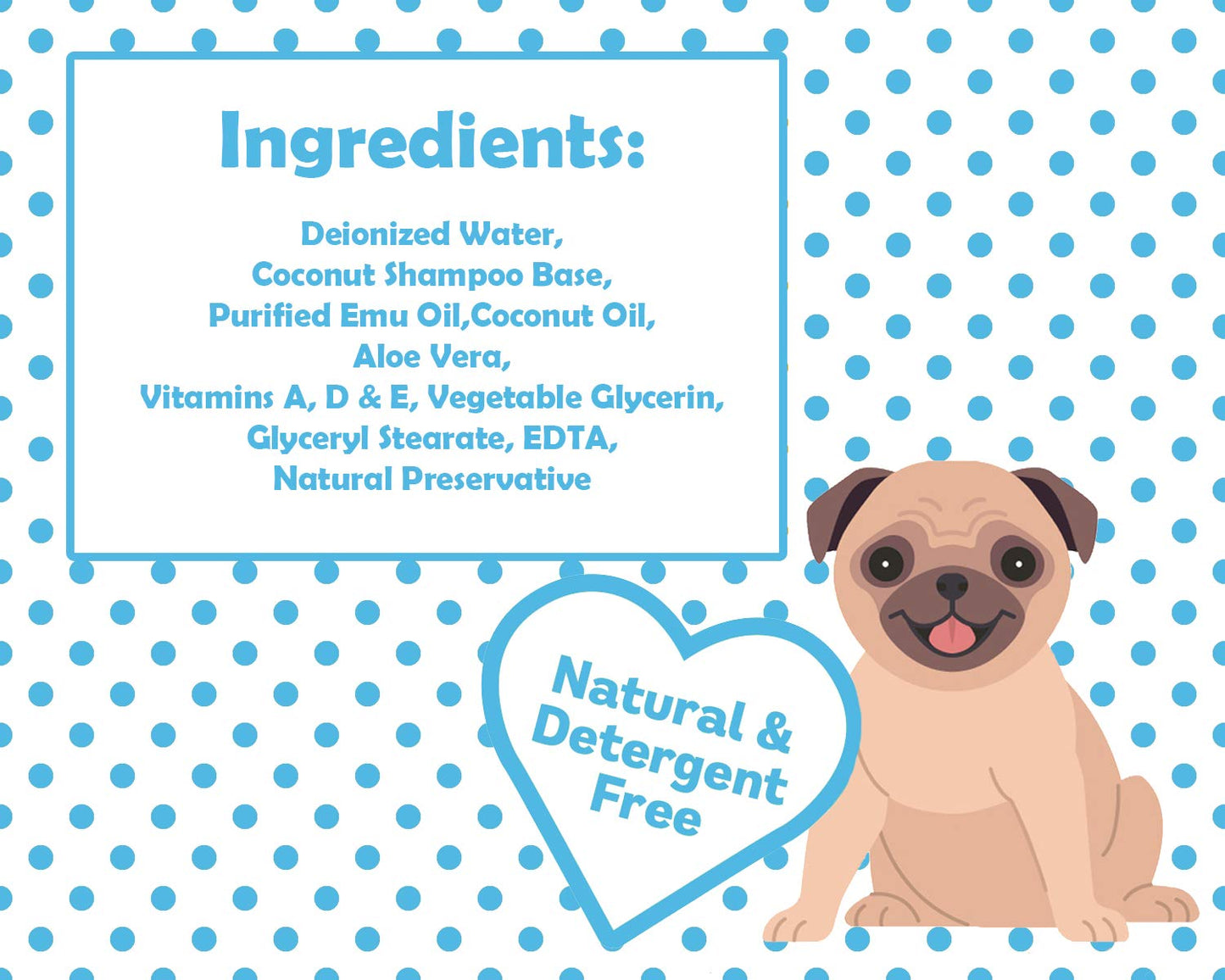 Speak Pet Products Natural Hypoallergenic Unscented Dog Shampoo Refill with Pump,1 Gallon