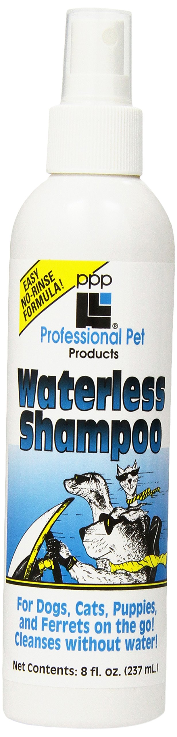 PPP Pet Waterless Shampoo Spray, 8-Once