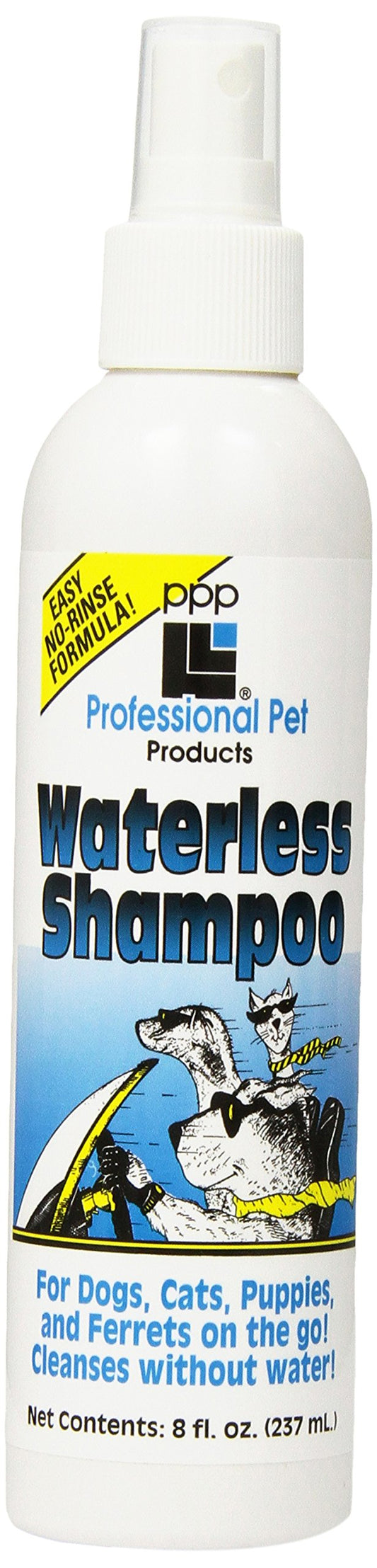 PPP Pet Waterless Shampoo Spray, 8-Once