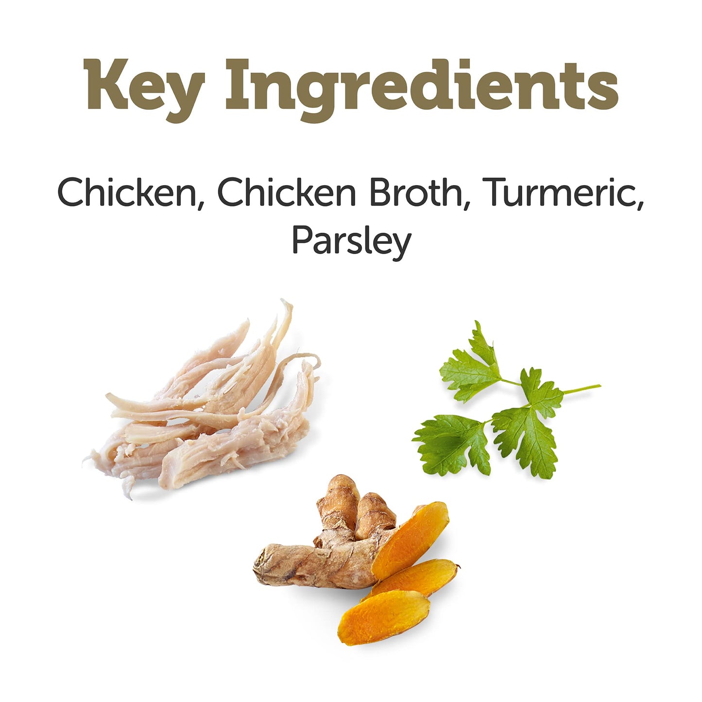 Applaws Taste Toppers, Bone Broth for Dogs, Grain-Free, Limited Ingredient, Chicken Bone Broth with Turmeric & Parsley (6 x 7.1oz Pouches)