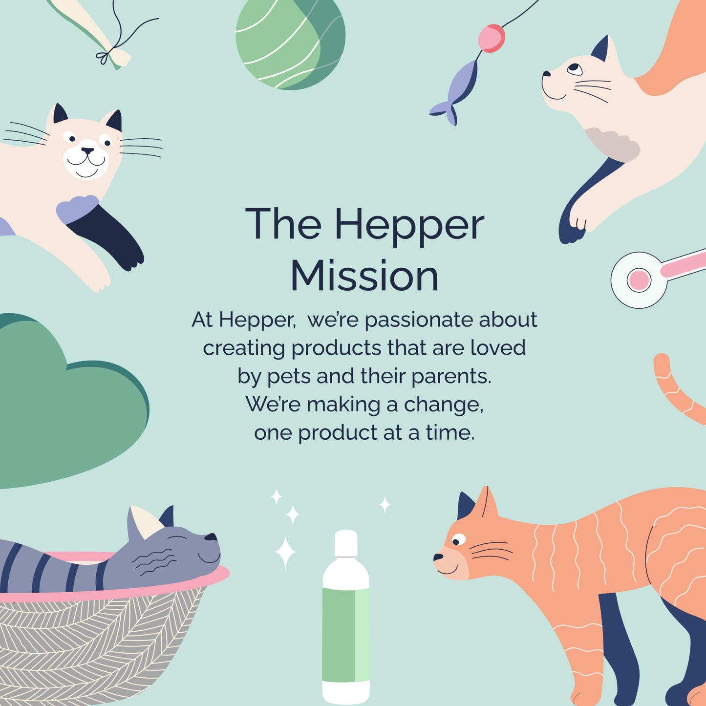 Hepper Oatmeal Shampoo for Dogs, Cats and Other Pets - All Natural Pet Shampoo: No Dog Soap, Cat Soap or Pet Soap - Dog Shampoo Sensitive Skin, Dog Dry Skin, Dog Itchy Skin Treatment -Cucumber & Aloe